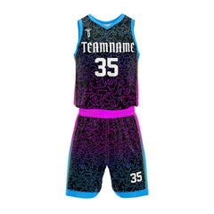 Custom Starburst Adult Youth Basketball Jersey Set
