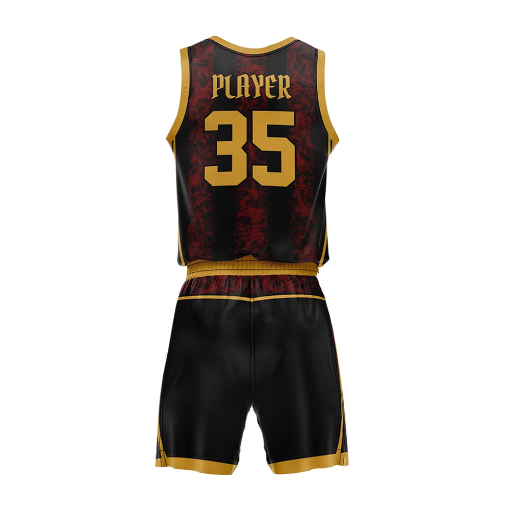 Custom Lava Adult Youth Basketball Jersey Set