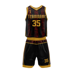 Custom Lava Adult Youth Basketball Jersey Set