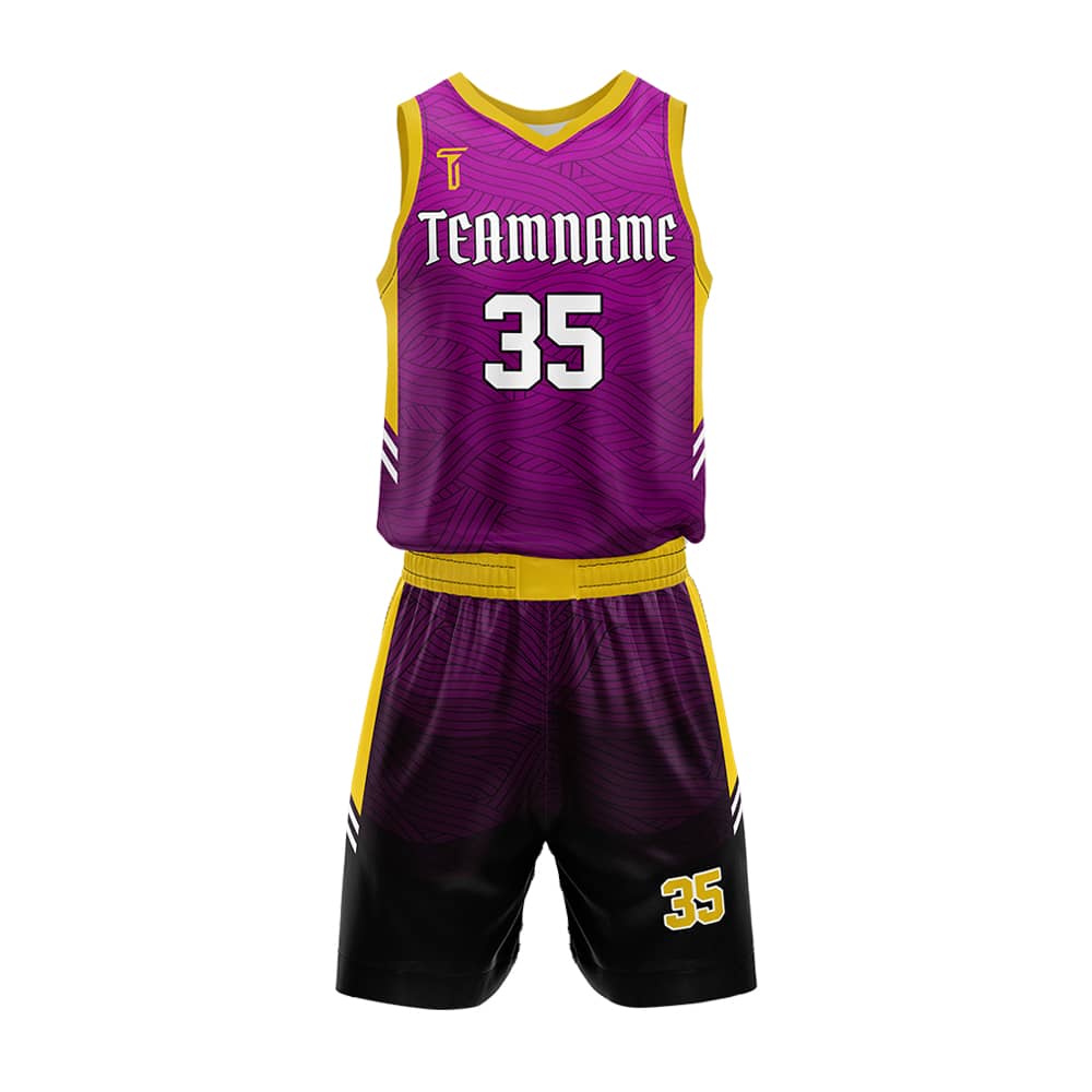 Custom Violet Mariner Adult Youth Basketball Jersey Set