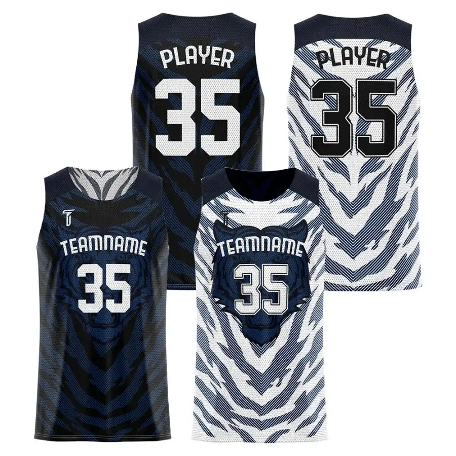 Wolf Custom Reversible Basketball Jersey