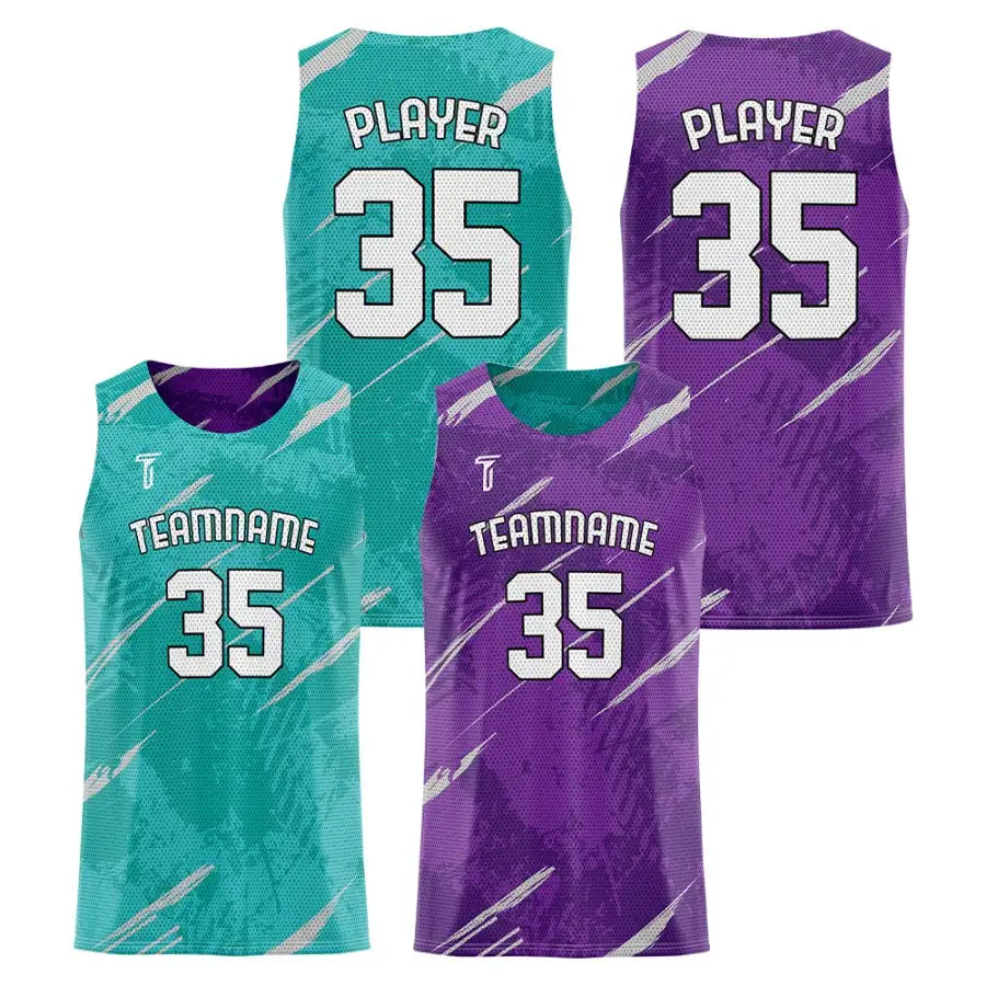 tteamwear custom youth reversible jersey