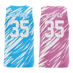 tteamwear custom youth reversible jersey