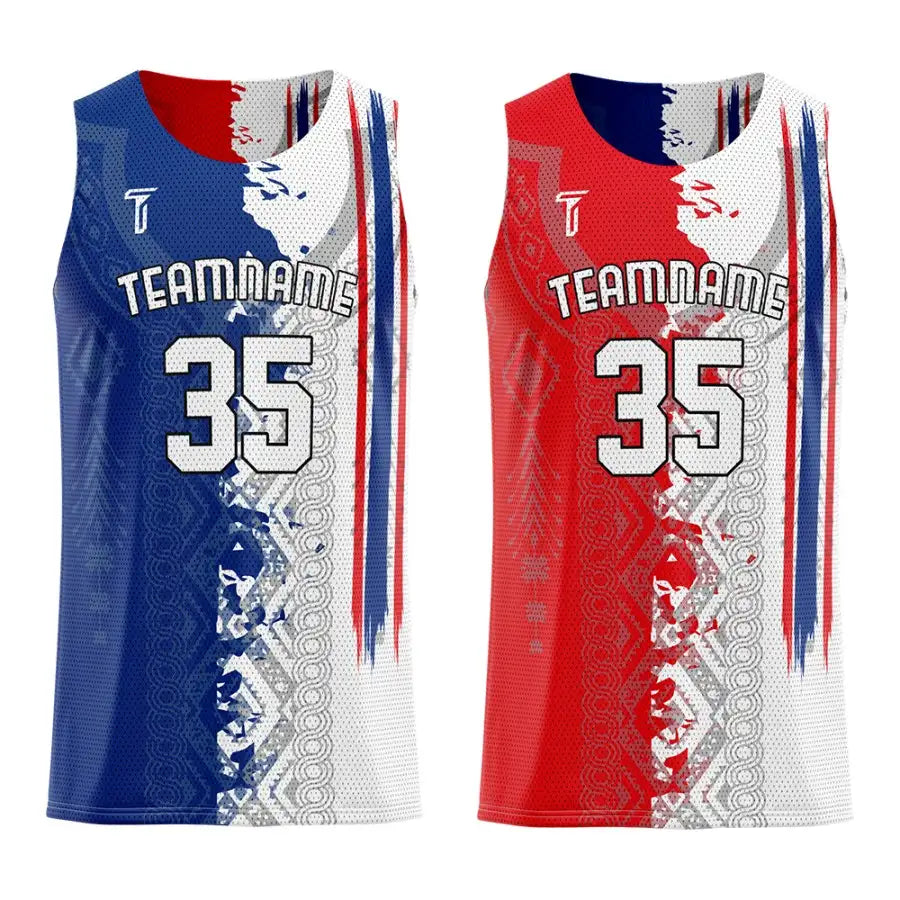 Split Custom Reversible Basketball Jersey