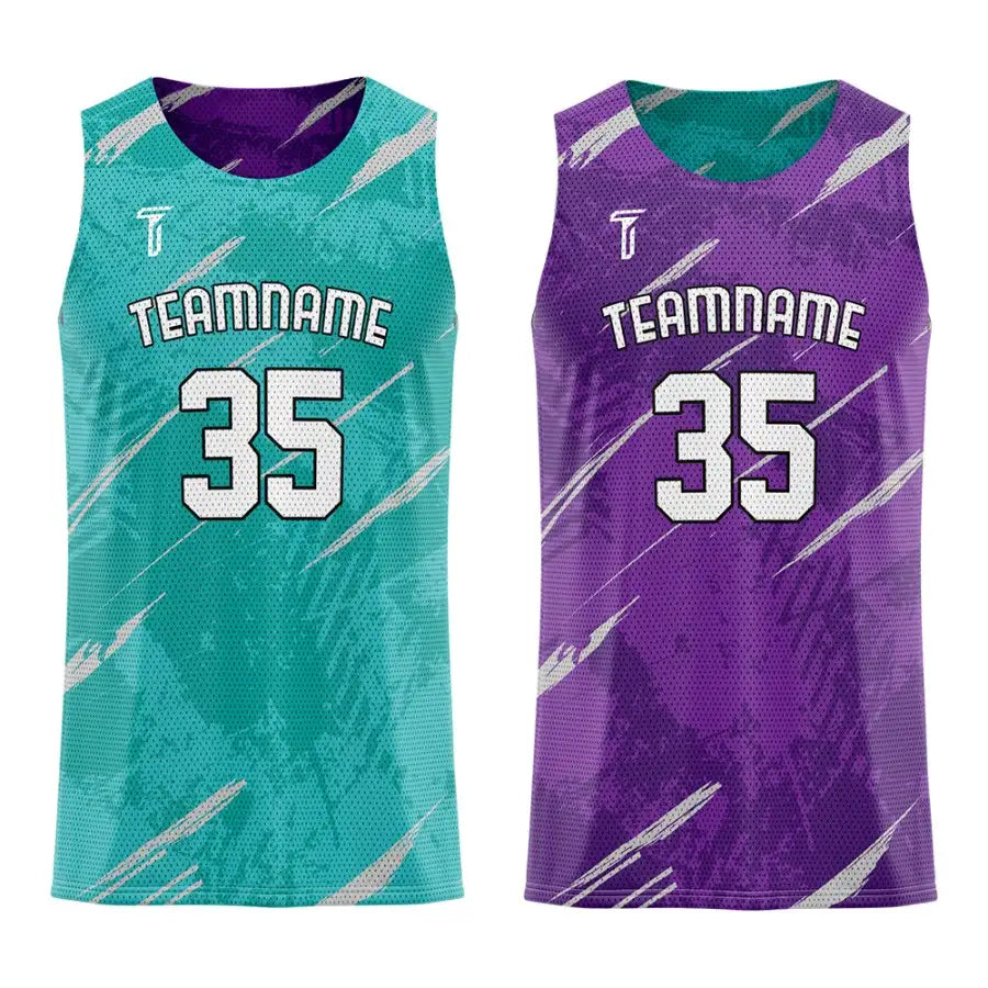 tteamwear custom youth reversible jersey
