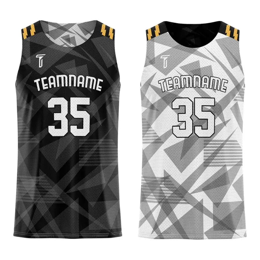 Geometry Custom Reversible Basketball Jersey