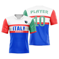 Custom Italy Pro Match Rugby Jersey