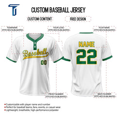 Equinox Custom Two-Button Baseball Jersey