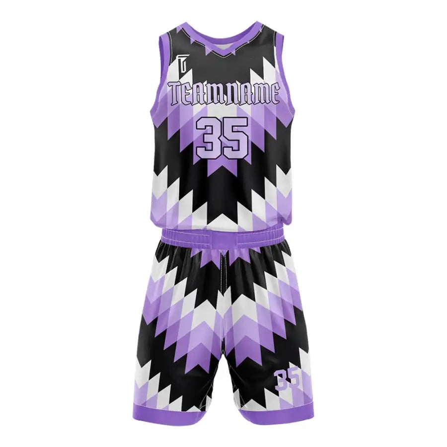 Custom Degistripe Basketball Jersey Uniform