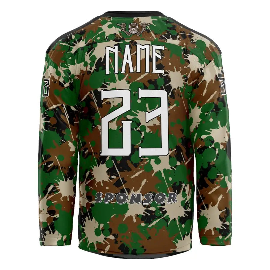 Army Camo Custom Paintball Jersey