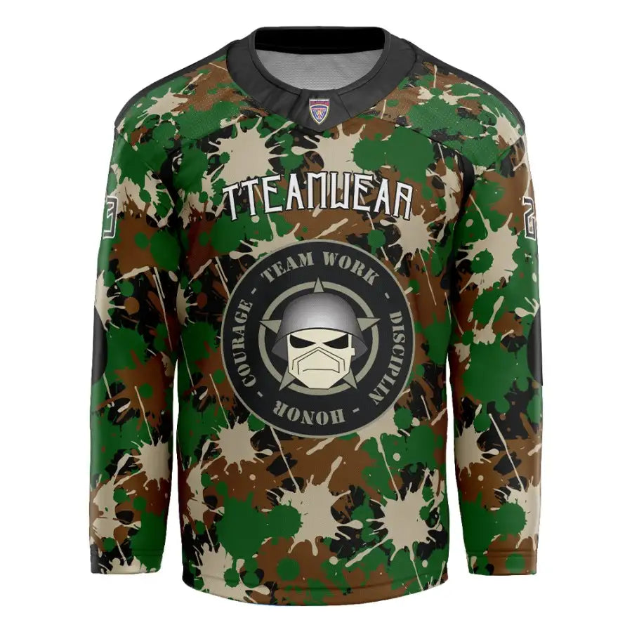 Army Camo Custom Paintball Jersey
