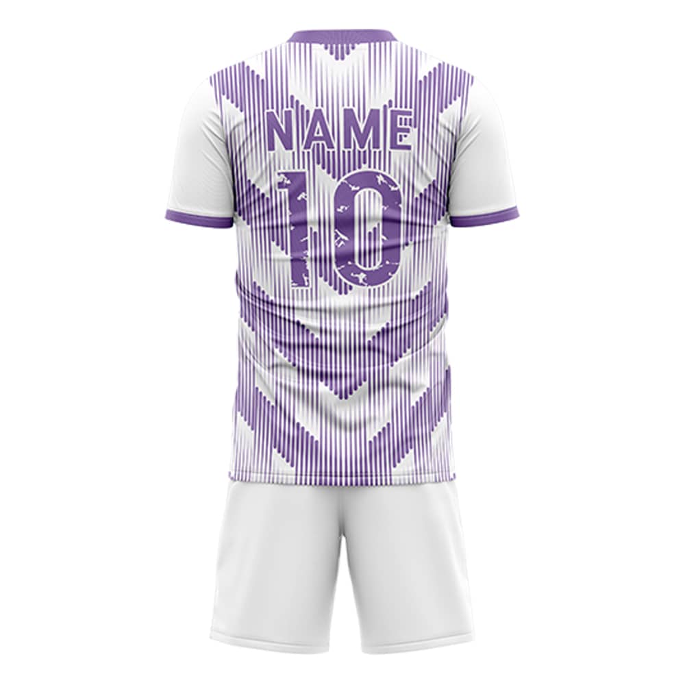 Dynamic Stripes Custom Team Adult Youth Violet Soccer Jersey