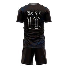 Spider Webs Custom Team Adult Youth Brown Soccer Jersey Set