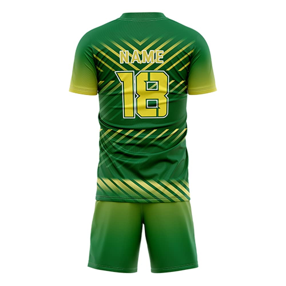 Pioneer Custom Team Adult Youth Green Soccer Jersey Set