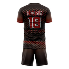 Pioneer Custom Team Adult Youth Dark Red Soccer Jersey Set