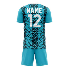 Geometric Custom Team Soccer Jersey Set
