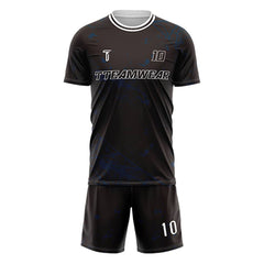 Spider Webs Custom Team Adult Youth Brown Soccer Jersey Set