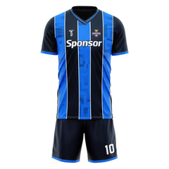 Harbor Stripe Custom Team Soccer Jersey Set