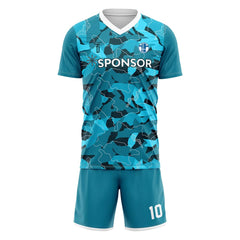 Dynamic Camo Custom Team Soccer Jersey Set