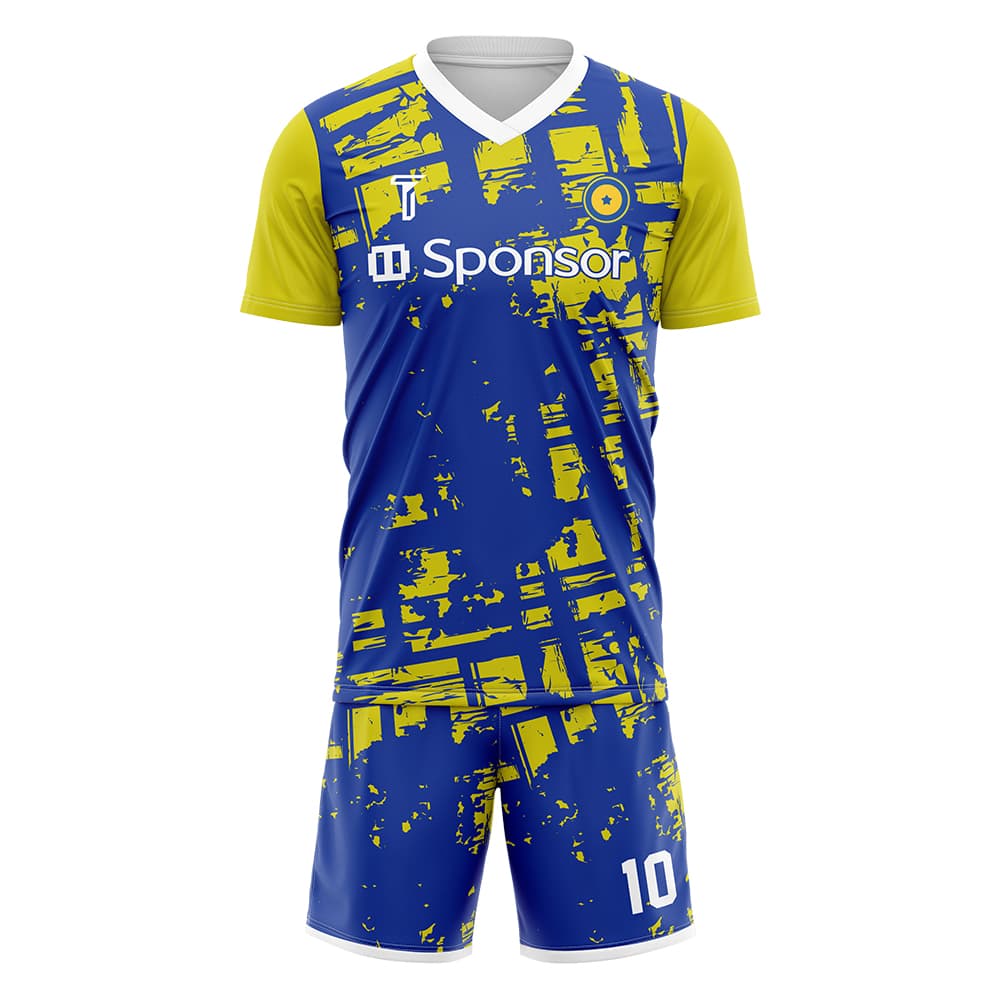 Striker Burst Custom Team Soccer Jersey Set