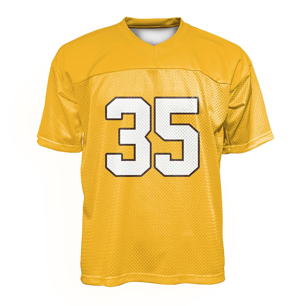 Custom Cyber Yellow Oversized Football Jersey Street Fashion T-shirt