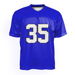 Custom Azure Oversized Football Jersey Street Fashion T-shirt
