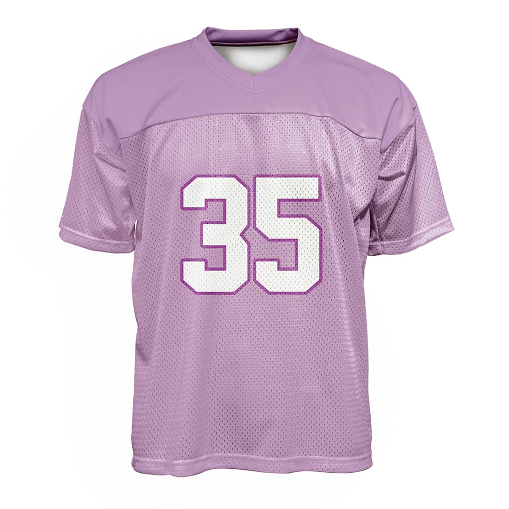Custom Periwinkle Oversized Football Jersey Street Fashion T-shirt