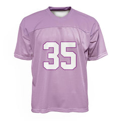 Custom Periwinkle Oversized Football Jersey Street Fashion T-shirt