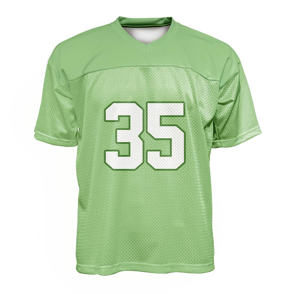 Custom Celadon Oversized Football Jersey Street Fashion T-shirt