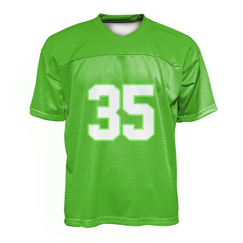 Custom Shamrock Oversized Football Jersey Street Fashion T-shirt