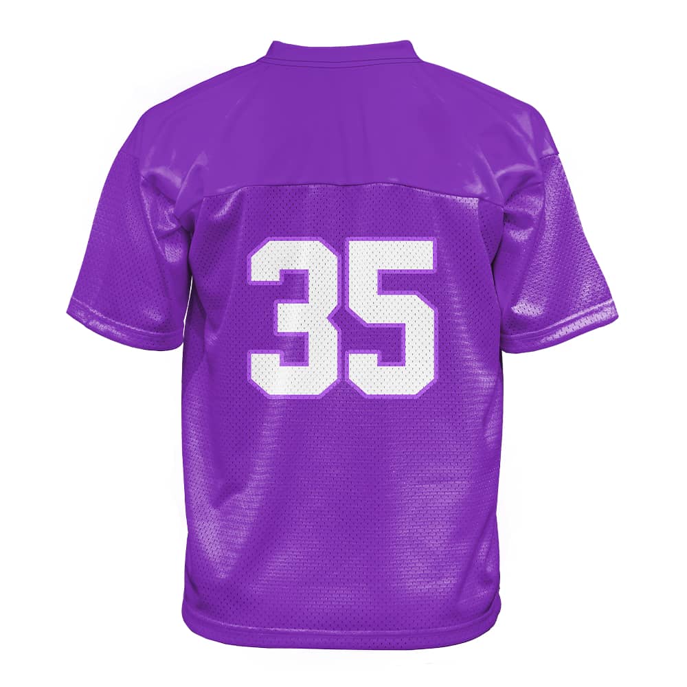 Custom Violet Oversized Football Jersey Street Fashion T-shirt