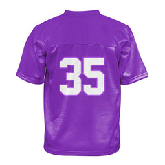 Custom Violet Oversized Football Jersey Street Fashion T-shirt