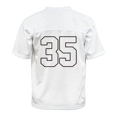 Custom White Oversized Football Jersey Street Fashion T-shirt