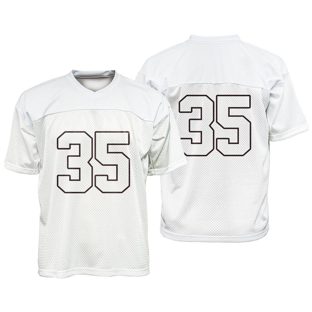 Custom White Oversized Football Jersey Street Fashion T-shirt