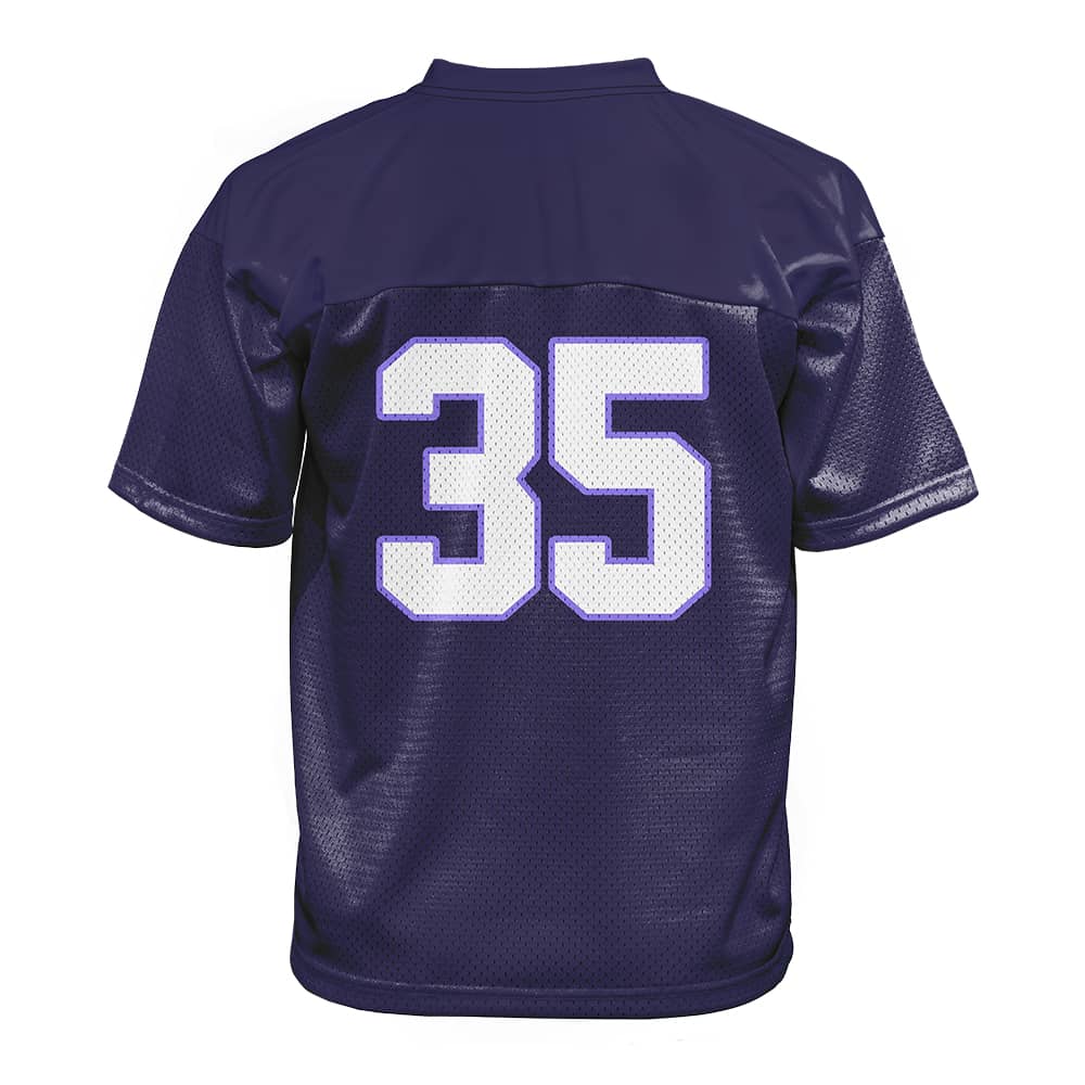 Custom Indigo Oversized Football Jersey Street Fashion T-shirt