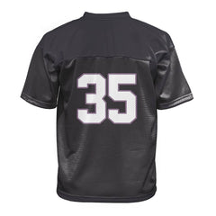 Custom Black Oversized Football Jersey Street Fashion T-shirt