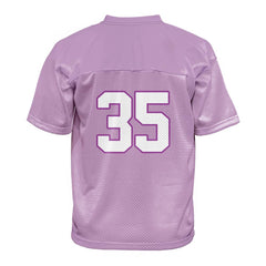 Custom Periwinkle Oversized Football Jersey Street Fashion T-shirt