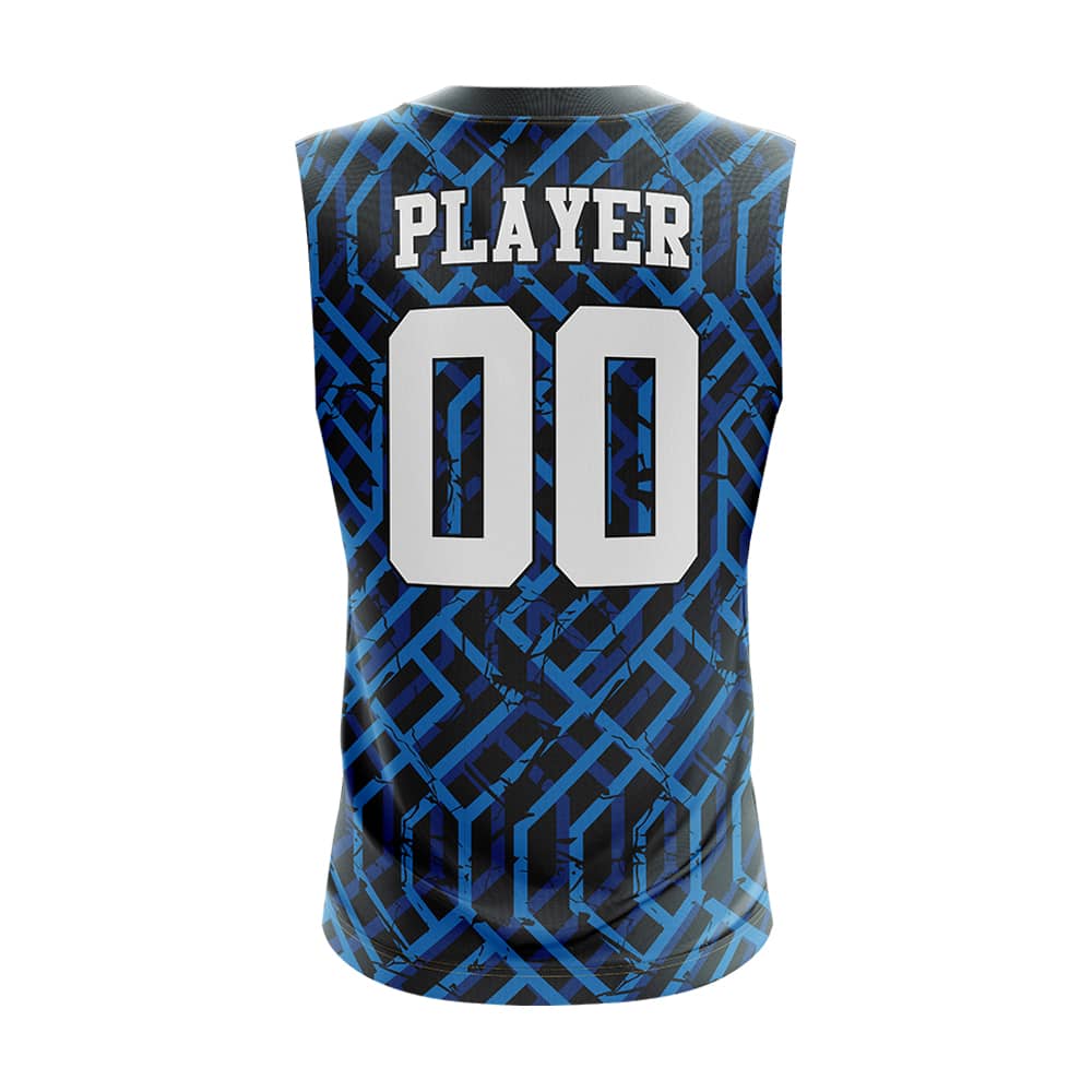 Cyber Maze Compression 7V7 Flag football Jersey 3D back