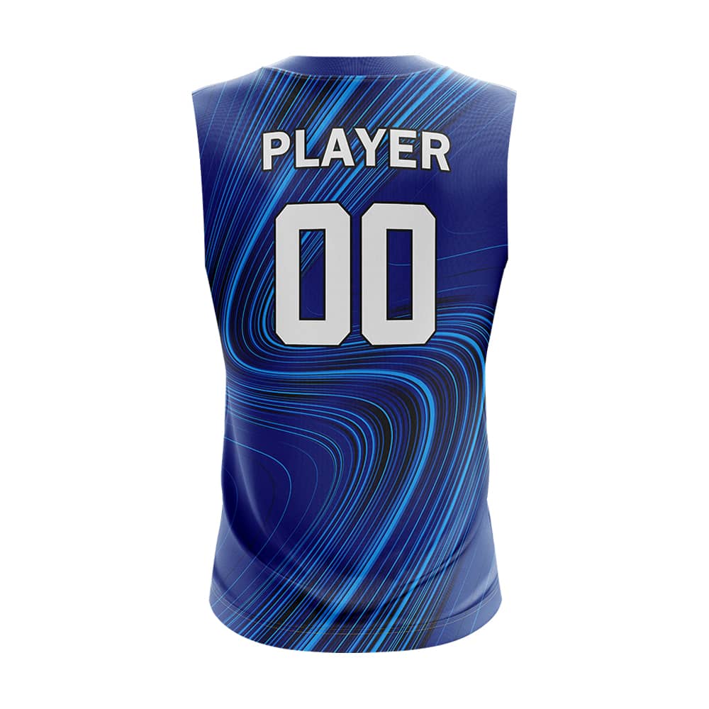 Electric Flow Compression 7V7 Flag football Jersey 3D back