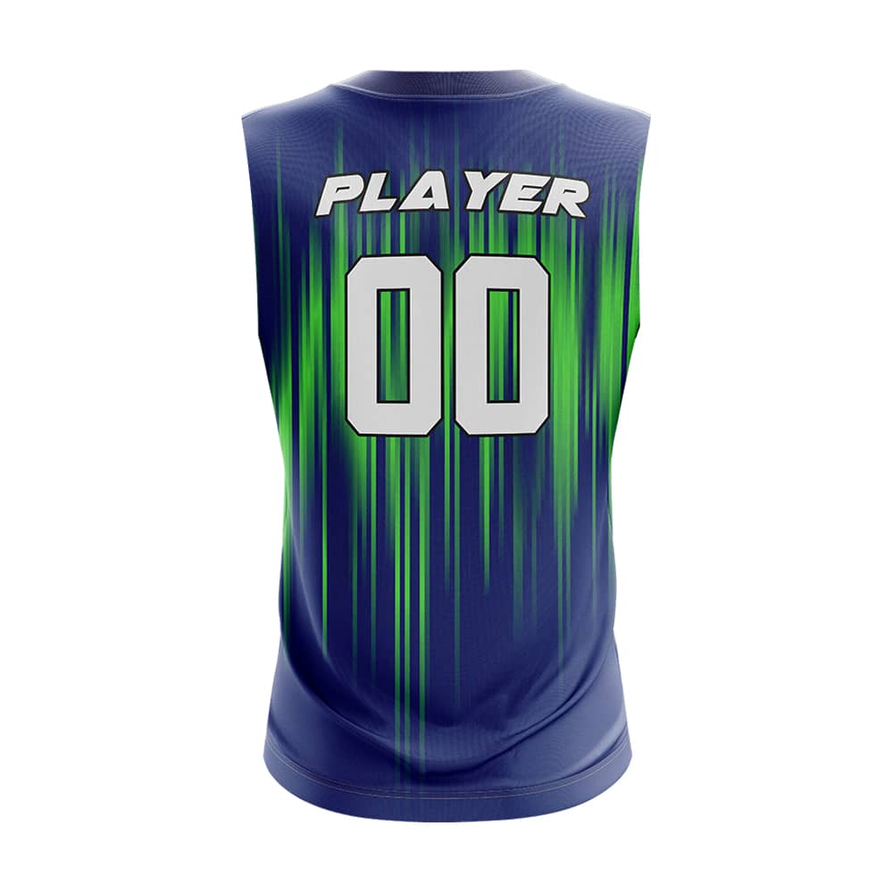 Toxic Beam Compression 7V7 Flag football Jersey 3D back