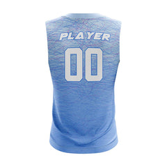 Wire Mesh Compression 7V7 Flag football Jersey 3D back