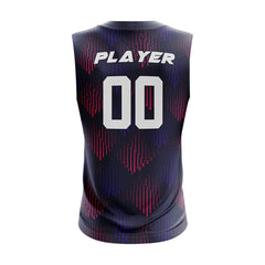 Shadow Grid Compression 7V7 Flag football Jersey 3D back