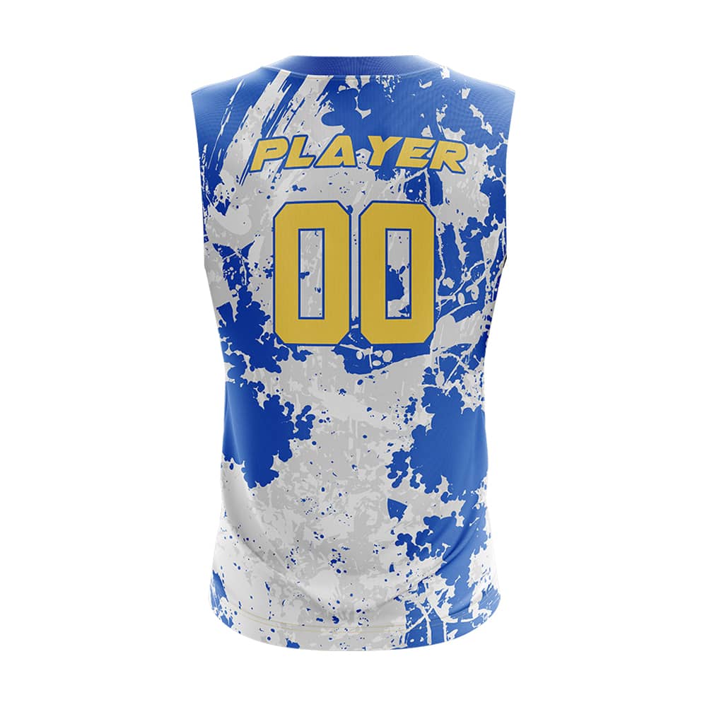 Paint Rush Compression 7V7 Flag football Jersey 3D back