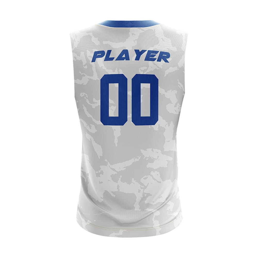 Arctic Camo Compression 7V7 Flag football Jersey 3D back