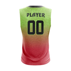 Tropic Heat Compression 7V7 Flag football Jersey 3D back