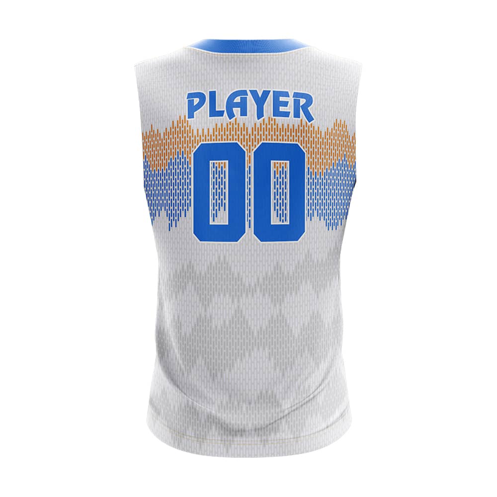 Pixel Crest Compression 7V7 Flag football Jersey 3D back