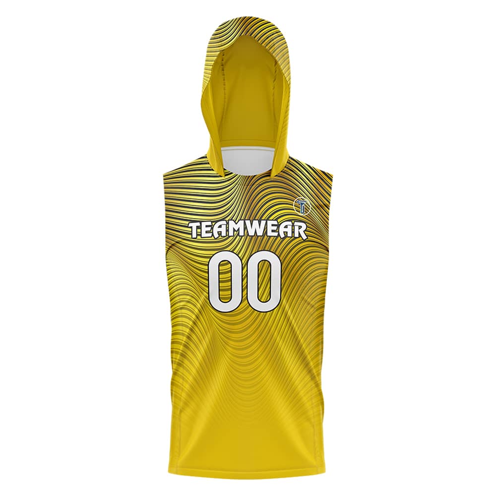 Desert Mirage Hooded Compression 7V7 Flag football Jersey 3D front