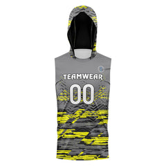 Flare Hoodie Compression 7V7 Flag football Jersey 3D front