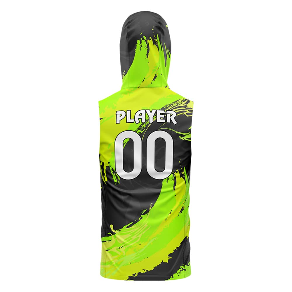 Vortex Hooded Compression 7V7 Flag football Jersey 3D back