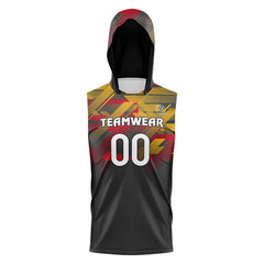 Halo Stripe Hoodie Compression 7V7 Flag football Jersey 3D front